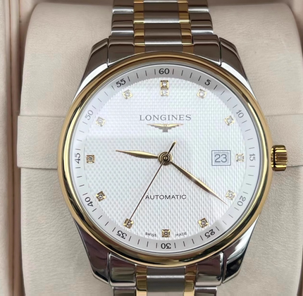 9.8新 浪琴名匠系列间18K黄金自动机械腕表40MM男表L2.793.5.97.7