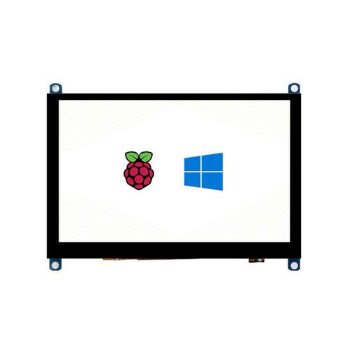 微雪 5inch HDMI LCD (H) V4 简化版 800×480 钢化玻璃面板