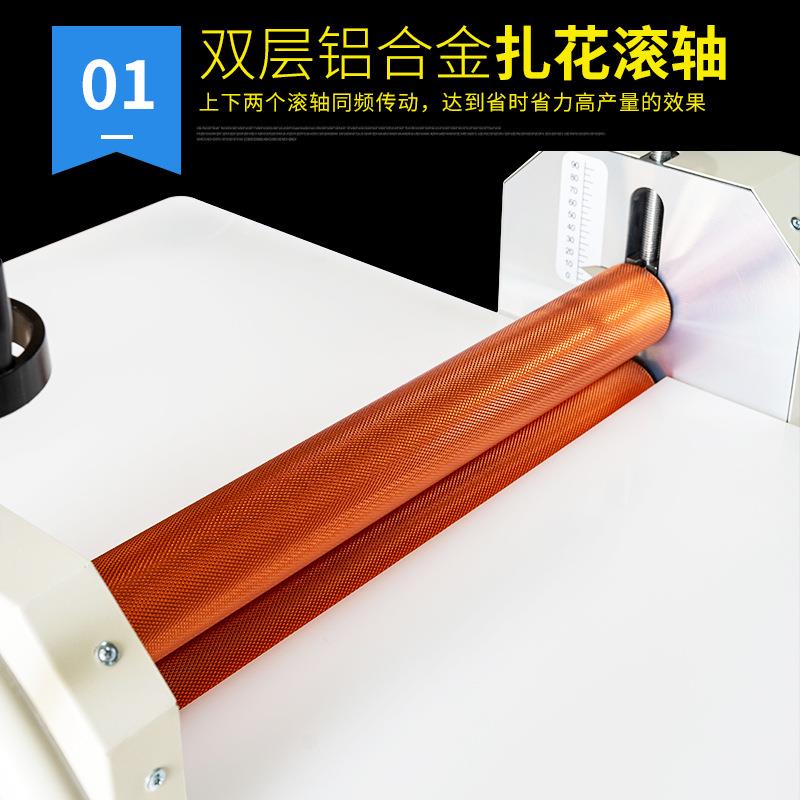 天育陶艺手动泥板机铝合金双轴双滚轴齿轮变速泥板瓷板专用设备