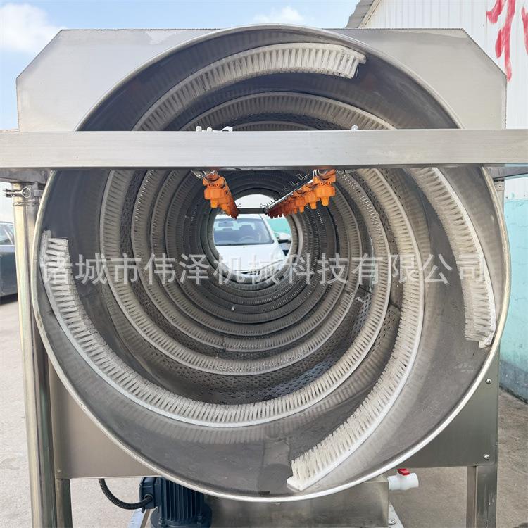 姜滚筒OHR清洗机核桃螺生旋金毛刷清机洗器五螺丝清洗设备