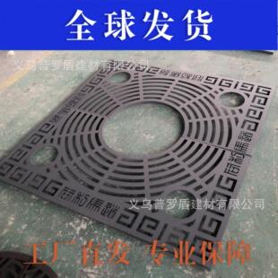 球墨铸铁树池篦子方形树坑盖板树井铁艺树围子树圈树池护树板