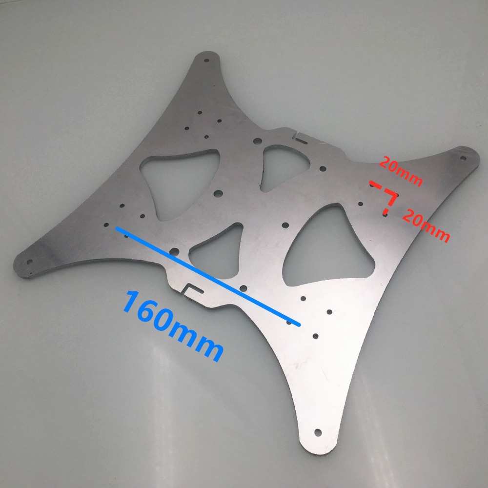 1个CR-10超轻MGN12H线性导轨和轴架 用于基板加热的金属支架