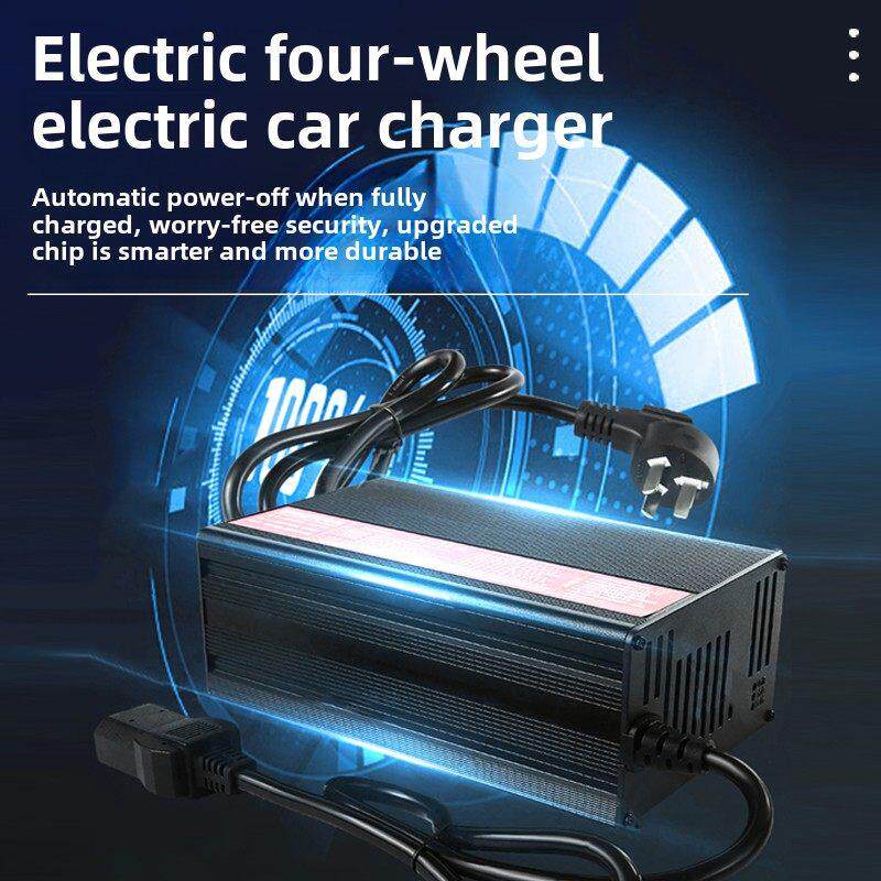 电动汽车充电器60v15a18a72v20a25a新能源车铅酸电池智能充电器