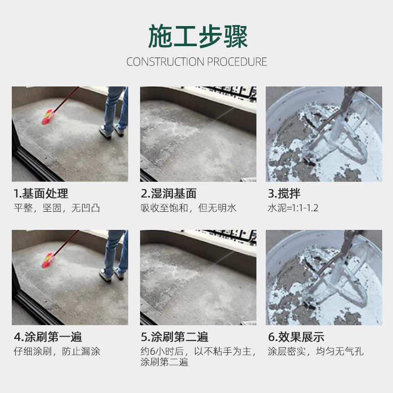 地下室防水涂料防水涂料基聚合物涂料屋面外墙水泥家装厨房js筑