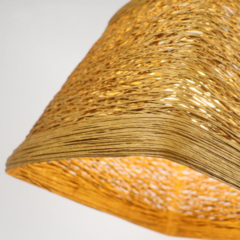 客厂家直供创意编织民宿艺酒店栈藤客房床头术编个性MDD-241餐厅