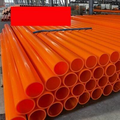 mpp电力管全新料高压电缆保护套管顶管110cpvc穿线管直埋式拖拉管