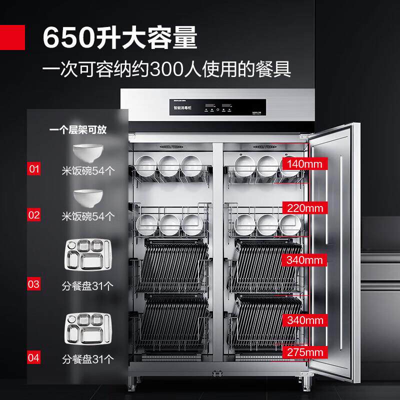 玛仕商用量消毒柜热风FMB循环立式高容德温单位厨房食堂用大消毒