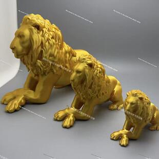 暗区突围周边手办订制金狮雕像首领信物游戏道具实物模型收藏摆件