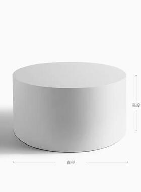 客厅沙发旁玄关家居装饰品大件展示台圆形底座增高落地底座摆件