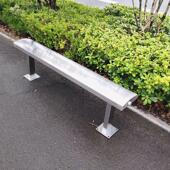 户外公园椅长椅成品坐凳小区休闲座椅室外休息长条凳不锈钢长凳子