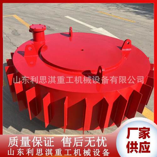 厂家供应矿用圆盘式悬挂式电磁除铁器 强磁圆盘式粉料除铁机
