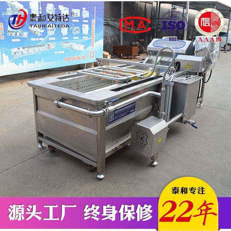 定制大白菜去虫清洗机净菜加工设备压气泡喷淋清洗机