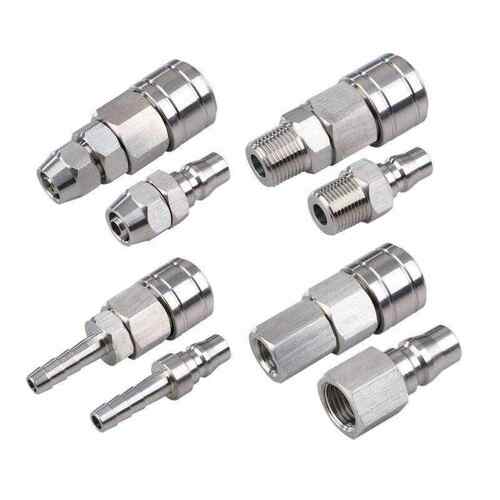 萨蒂扬不锈钢C式自锁接头不锈钢304接头内牙单位件不锈钢PF40