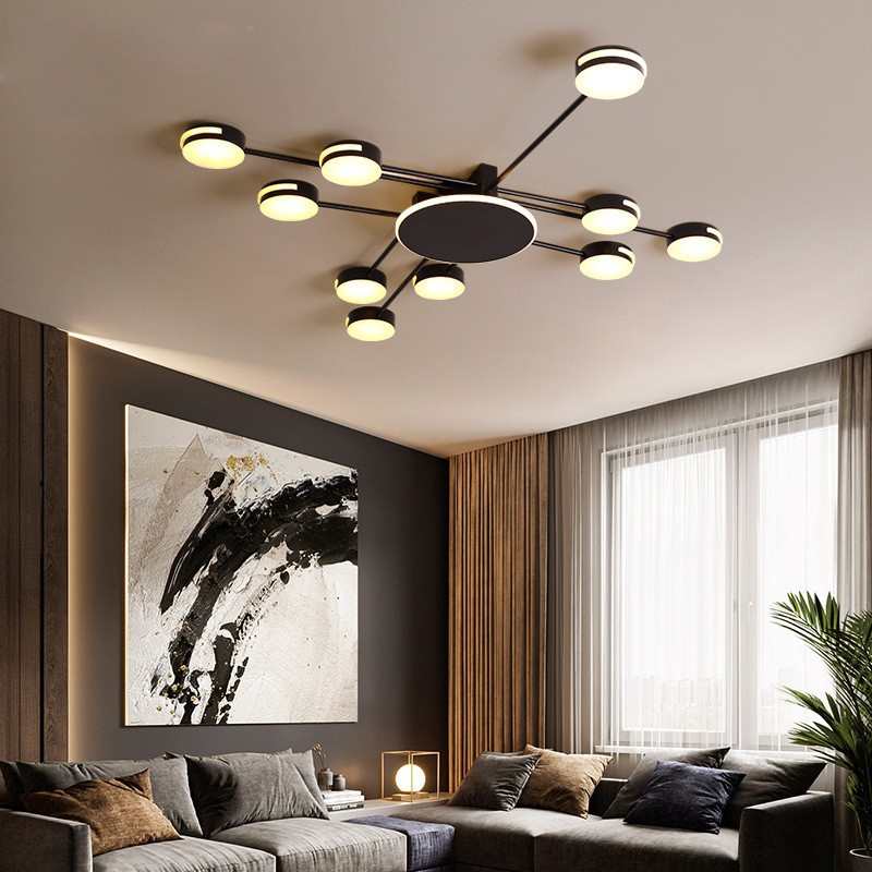 北欧吸顶灯创意个性餐厅卧室ins网红服装店极简后现代简约客厅灯