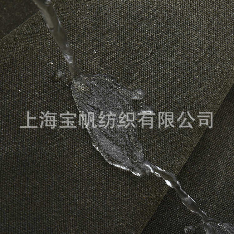 克染色3加密 腊帆布防水3*过单面 帆布tc800帆布 涂蜡涤棉双面现