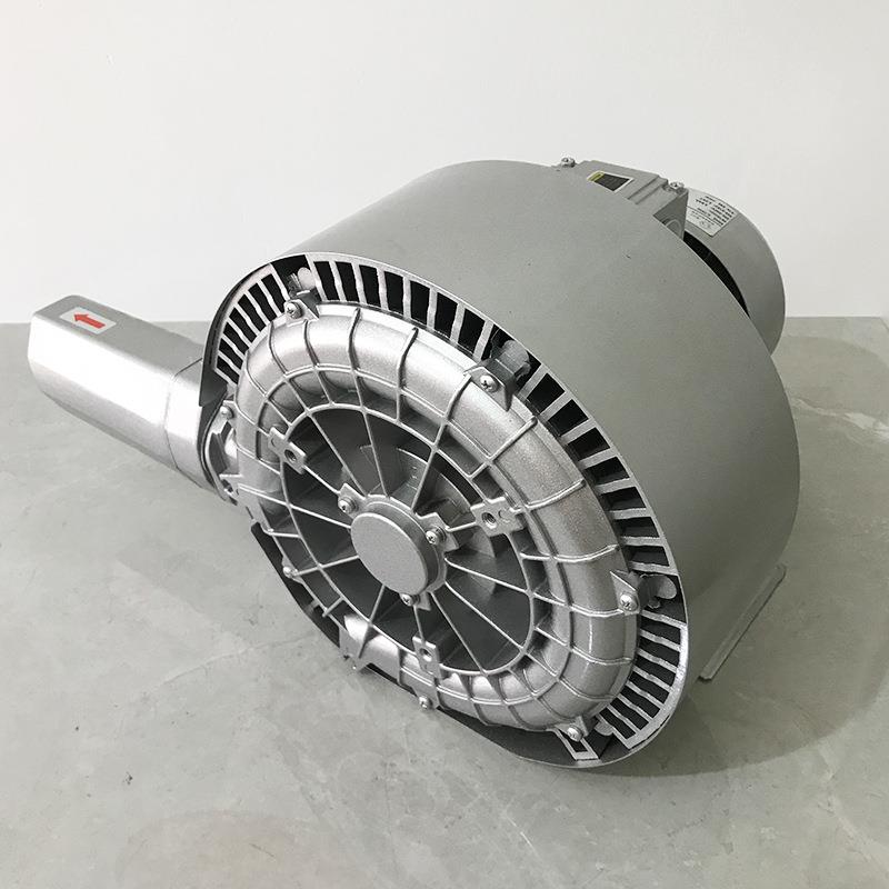 5.5KW双叶轮高压漩涡风机旋涡式离心风机工业静音曝气增氧鼓风机