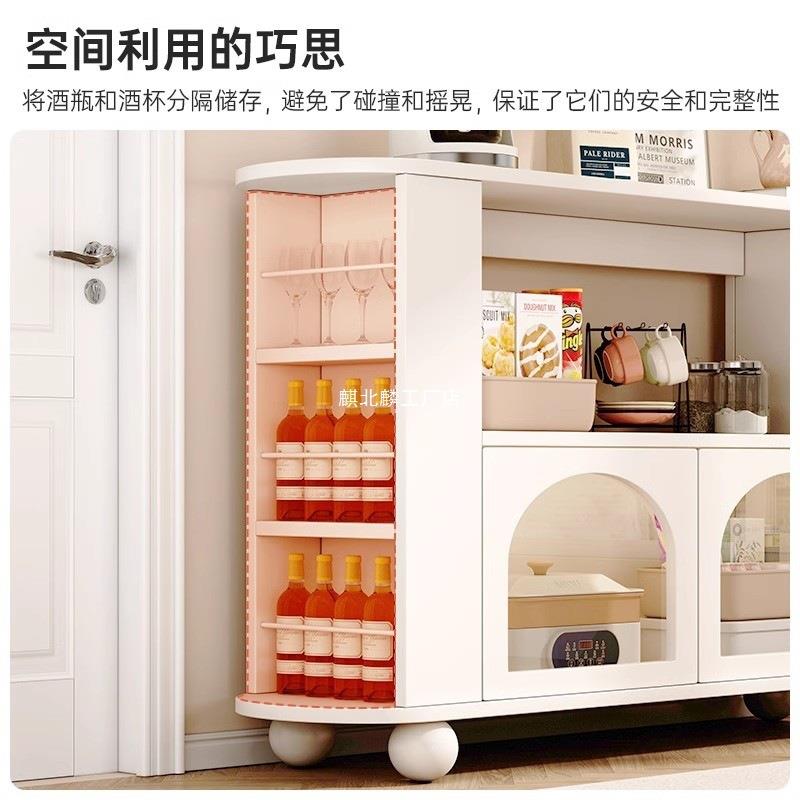 餐边柜一体靠墙储物柜家用边柜茶水柜厨房收纳储物柜客厅柜子斗柜