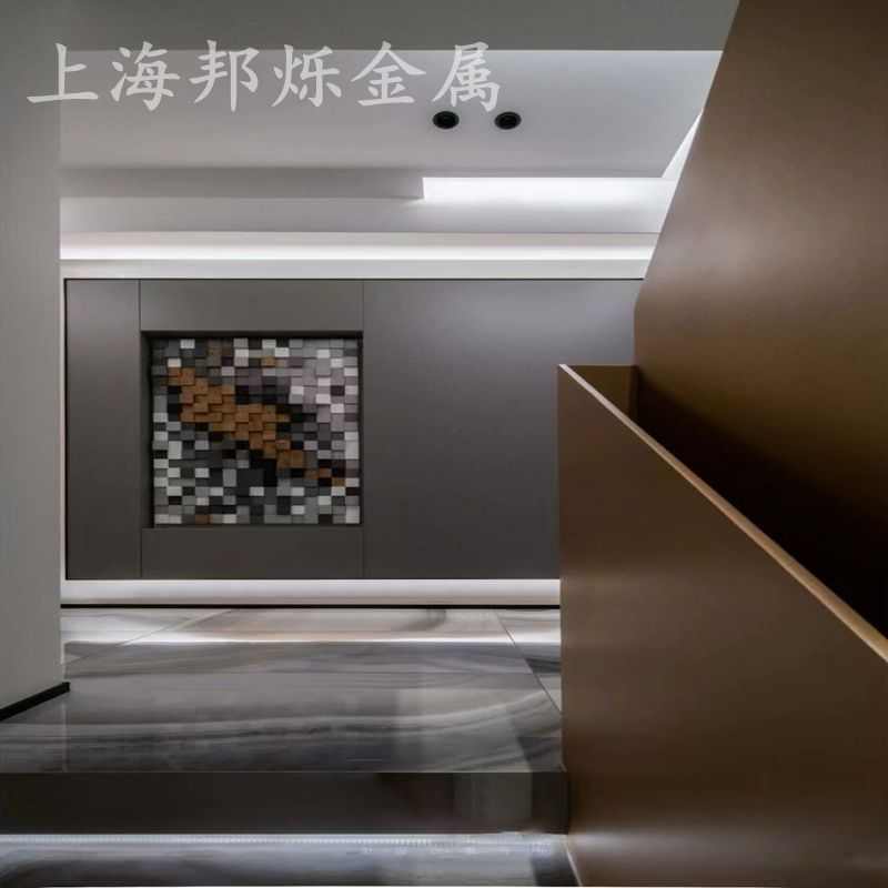 钢板楼梯栏杆护栏 上海侧挂钢板氟碳漆 宝山钢结构楼梯踏步定制