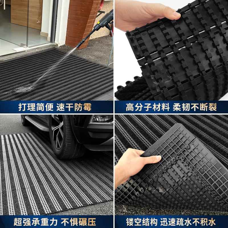 商用拼接垫公司门口进门防水地毯入户门地垫酒店室外防滑垫