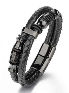 bangle leather bracelet men 手炼Girl Metal women Jewelry