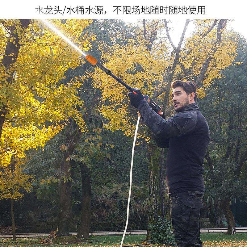 蛟龙锂电蛟龙洗车工具 车载高压 无线洗车机 便携式洗车神器套装