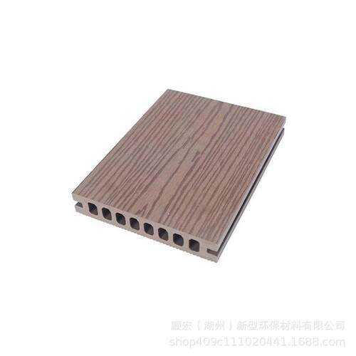 塑木地板 木塑圆孔地板 WPC 3D压花生态木 塑木扶手 栏杆 栅栏