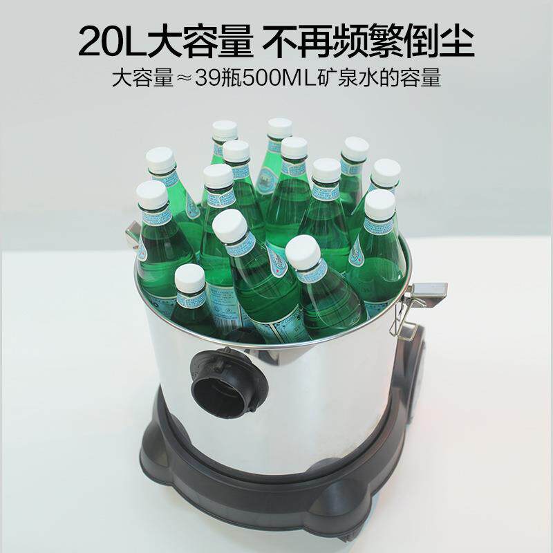 亿力吸尘器工业用桶式家用大吸力手持大功率粉尘式一体吸水机