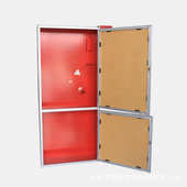 现货厂家直供消防箱子消火栓箱卷盘轻便水龙消火栓箱门框新款 带锁