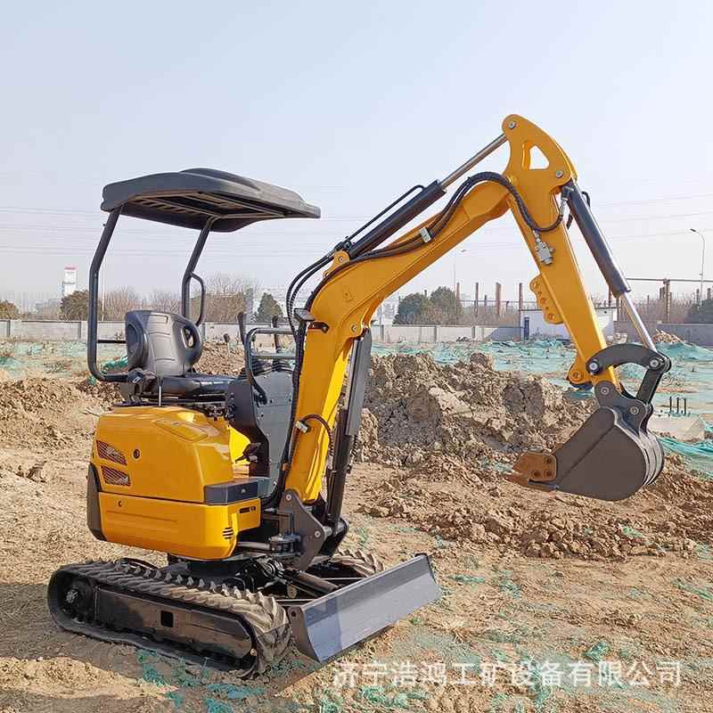 园林农用机小挖多功能履带挖土机无发尾17型液机压挖掘久保田JQC