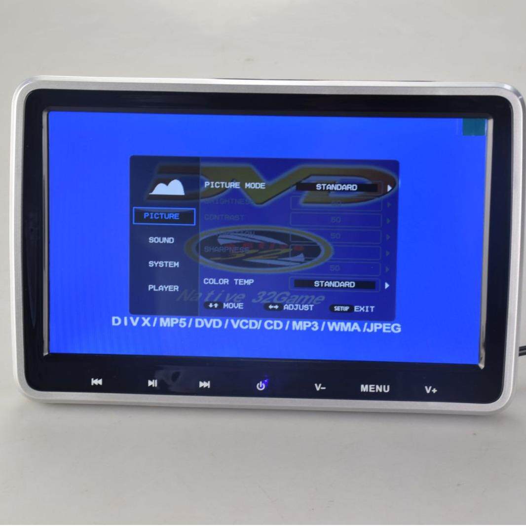 10.1寸外挂DVD显示器10.1寸头枕DVD显示器车载10.1寸头枕显示器