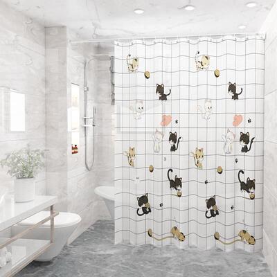 waterproof Mildew Proof Shower Curtain bath Window curtain