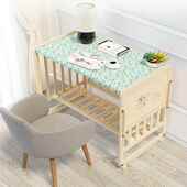 新生儿婴儿多床实RRD木无漆宝床宝床简床易儿童功能摇篮床拼接大