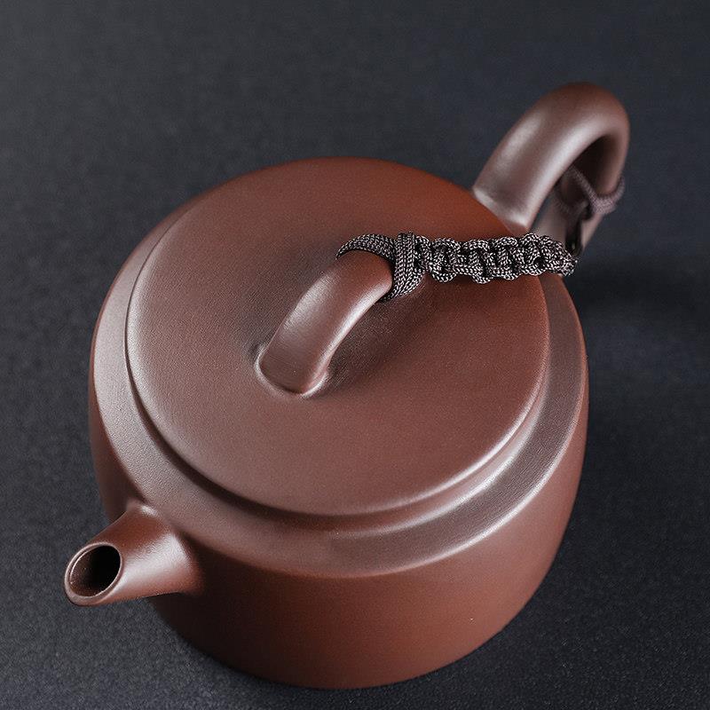 紫砂壶150ml汉瓦壶单人泡茶壶紫泥纯手工小茶壶中式家用功夫茶具