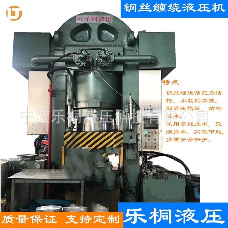 工厂宁波乐桐5000t钢丝缠绕液压机大型油压支持售后无忧