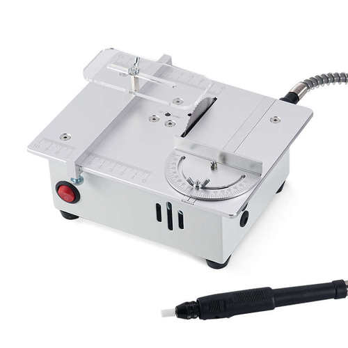 小精密切割机精微型电锯台桌面悟木工锯diy小型新款铝合金迷你