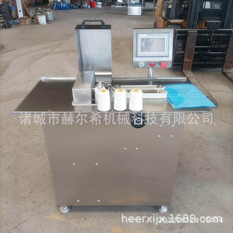 工厂供应不锈钢单条腊肠扎线扎肠机半自动单条香肠结扎机质保一年