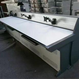 广州监控操作台机房指挥中心控制台工作桌加厚双联三联五连调度台