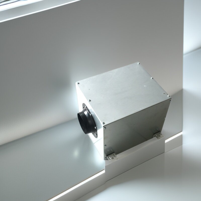 静音新风机 家用商用管道送风机新风系统 新风换气机单向流排风机