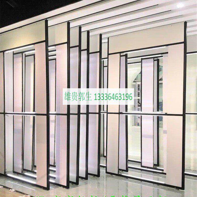 地毯展示架 翻页式地毯展架 墙布样品展示柜 窗帘展架 工厂定制