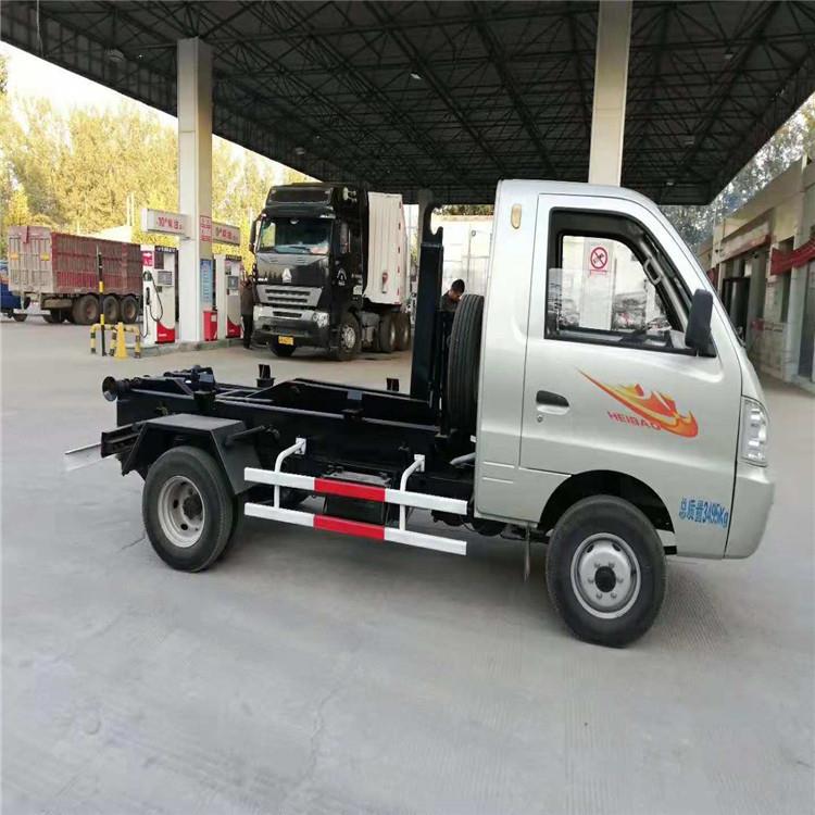 清运垃圾车城镇街道勾臂箱垃圾车福田小卡之星2蓝牌