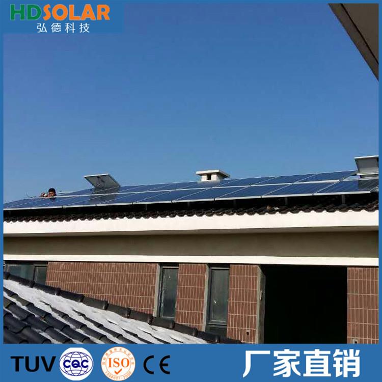 家用太阳能光伏发电并网系统5000w太阳能光伏发电站屋顶发电站