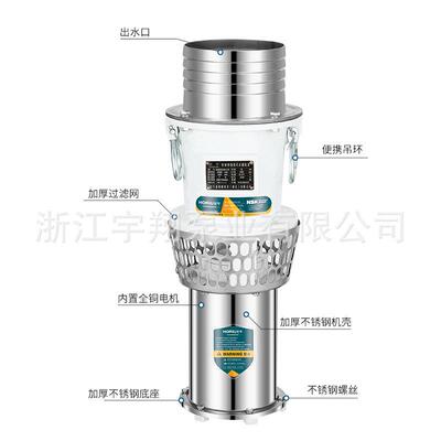 AHV永磁变频潜水泵灌便携式汛溉380V排防涝用鱼养殖场塘大流量抽