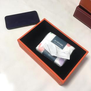 精品定制桌面皮革收纳盒茶几玄关钥匙置物托盘整理盒储物箱抽屉