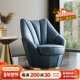 轻奢单人沙发现代简约客厅休闲椅子设计师款 艺术椅卧室懒人沙发椅