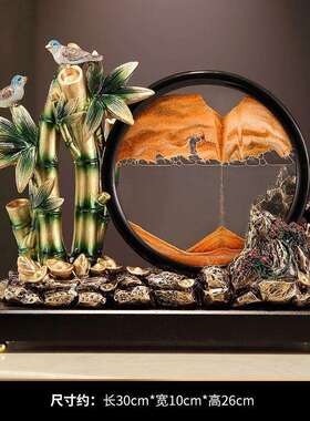 节节高升竹饰子红酒架子酒柜装电品摆件客厅视柜家工居HIF艺品送