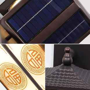 户外壁防水室外家用花园台墙外简壁灯约庭灯院露太阳能墙壁灯壁挂