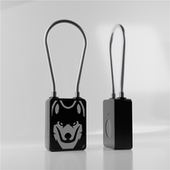 挂锁指纹2025可爱指纹锁创意柜子旅行学生宿舍新款 宠物迷运动