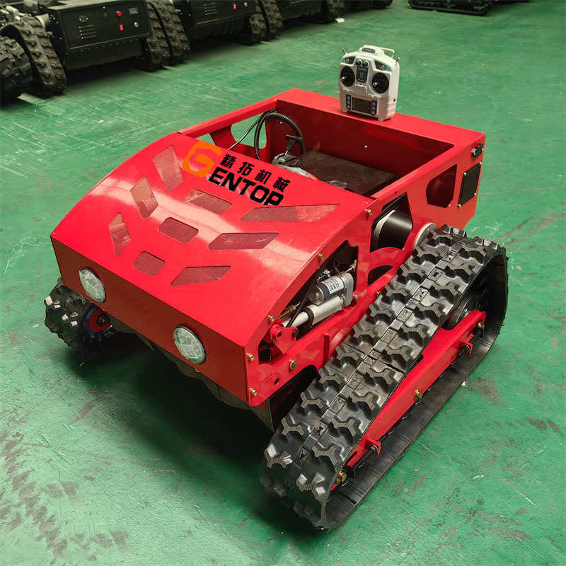 小型割草机5果园履带式打草除草机7 遥控马力遥控割草机 .出口