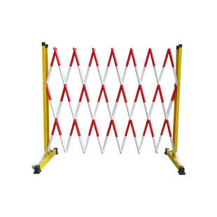 移动式区域折叠隔离伸缩车间围挡管式围栏玻璃钢施工护栏绝缘栏可