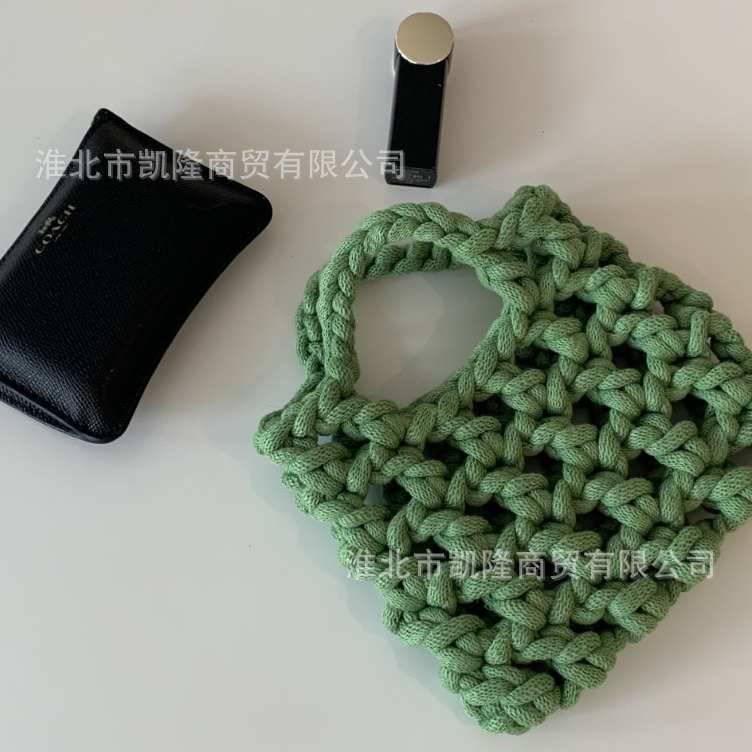 猫抓结专用 6mm编织绳圆股绳涤纶绳包篮子钩针绳 40码diy手工编织